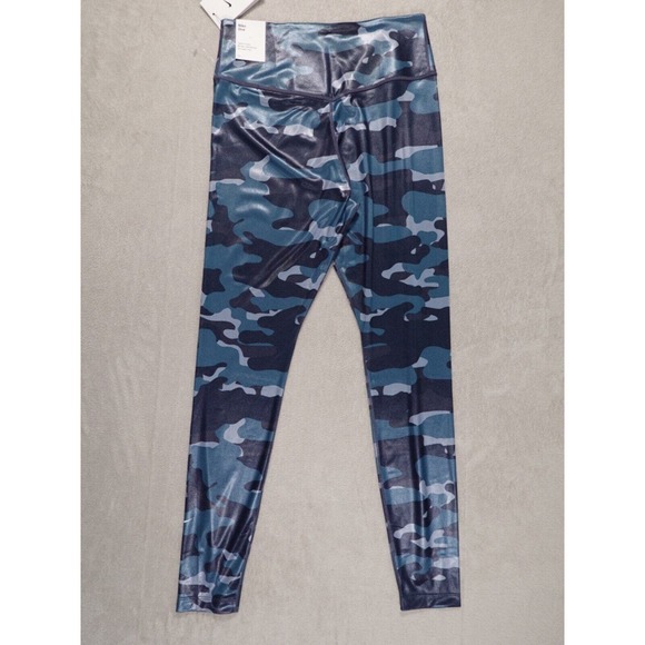 Nike Womens Blue Camo Dri-Fit Leggings Size M - Picture 3 of 15